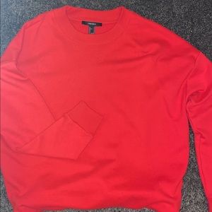 Red Forever 21 Crewneck